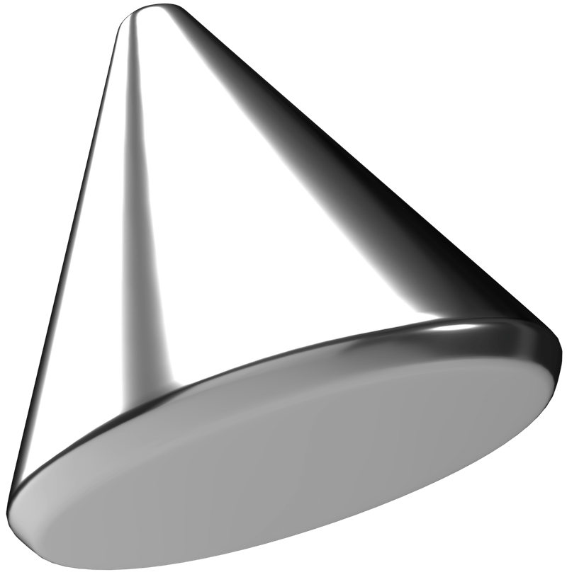 Abstract chrome object