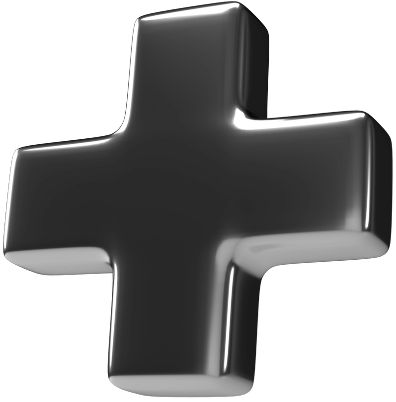 Abstract chrome object