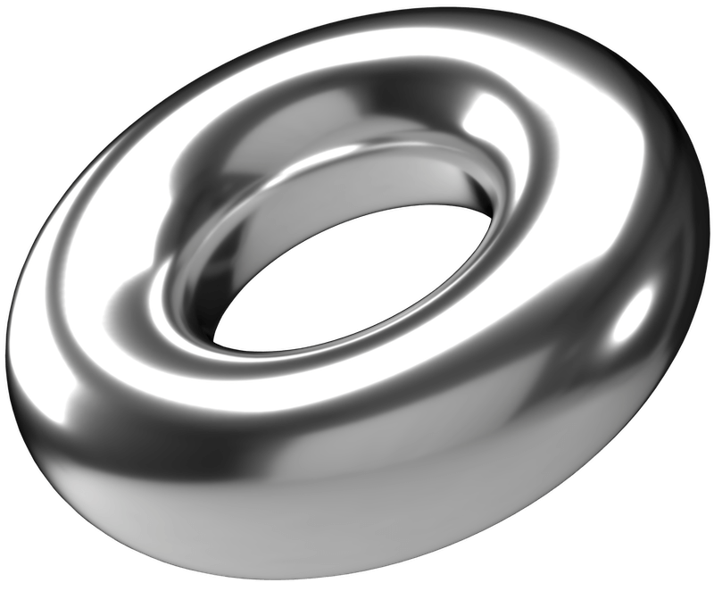 Abstract chrome object