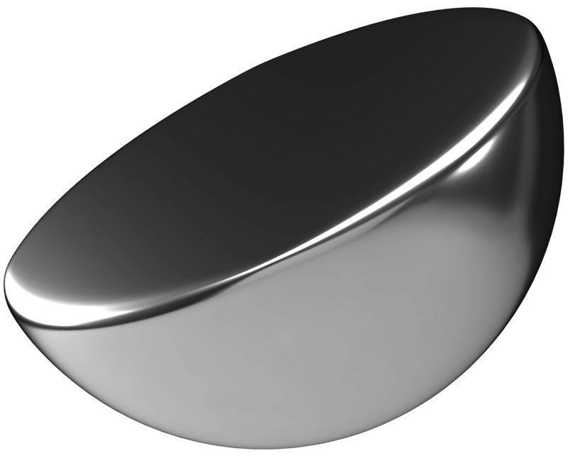 Abstract chrome object